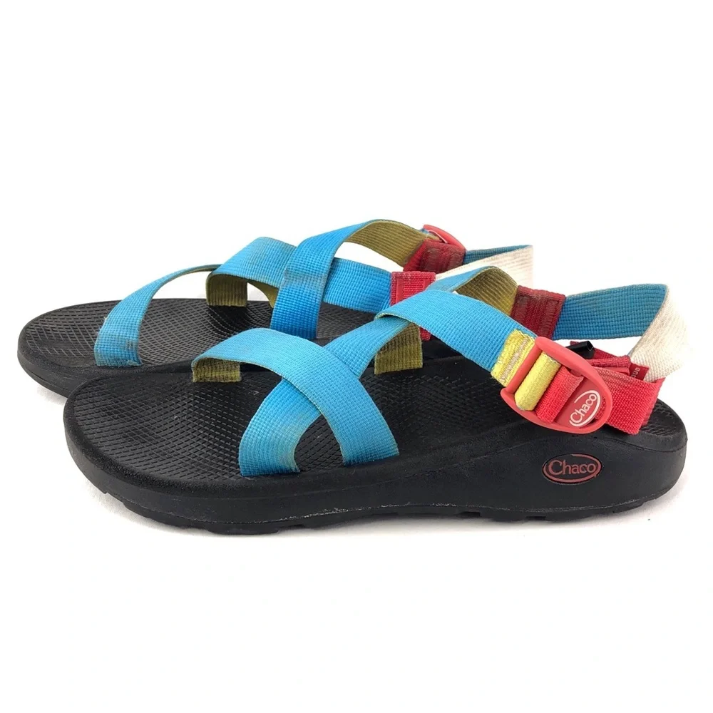 Chaco Z Cloud Woodstock Dove & Guitar Hiking Sandals 11